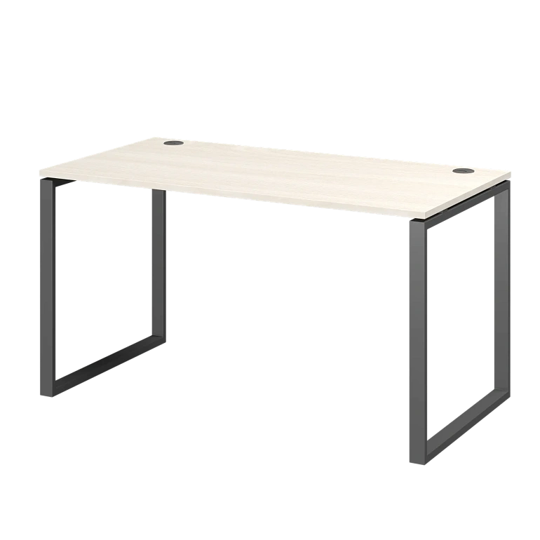 стол на металлокаркасе protech ам.о-002 ясень шимо/антрацит фото