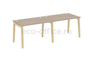 Рабочая станция на 2 рабочих места ONIX WOOD OW.RS-2.2.8 Дуб Аттик / Дуб Светлый фото