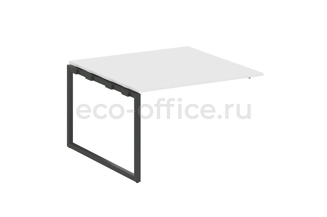 Проходной наборный элемент переговорного стола METAL SYSTEM QUATTRO 4x4 40БО.ППРГ-2 Белый / Антрацит металл  стоимость