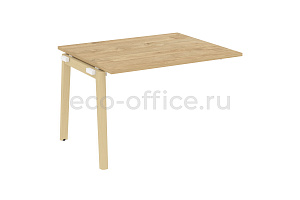 Проходной наборный элемент переговорного стола ONIX WOOD OW.NPRG-2 Тиквуд Светлый / Дуб Светлый фото
