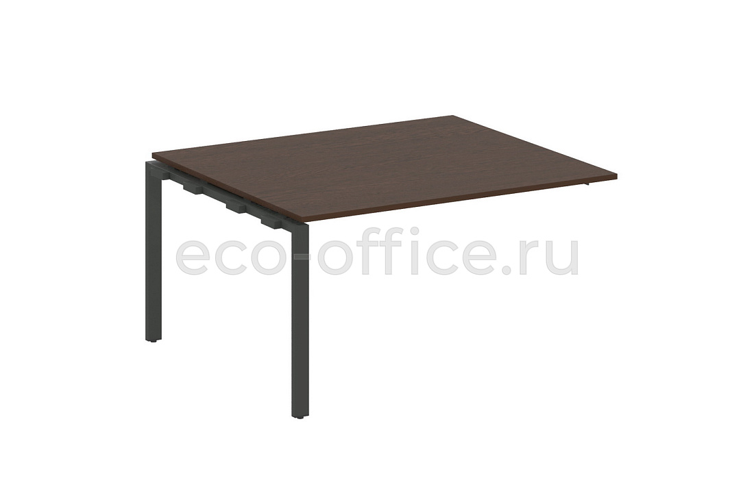 Проходной наборный элемент переговорного стола METAL SYSTEM STYLE БП.ППРГ-3 Венге Цаво / Антрацит металл  стоимость