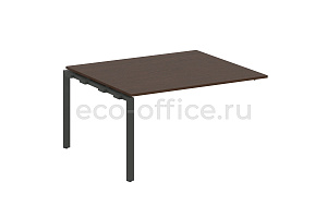 Проходной наборный элемент переговорного стола METAL SYSTEM STYLE БП.ППРГ-3 Венге Цаво / Антрацит металл фото