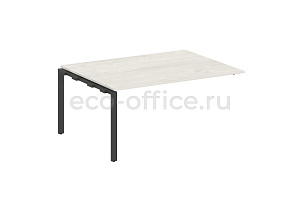 Проходной наборный элемент переговорного стола METAL SYSTEM STYLE БП.ППРГ-4 Дуб Наварра / Антрацит металл фото