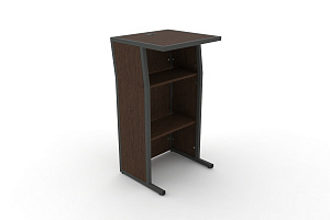 Трибуна DESK DK-TR Венге Цаво / Антрацит металл фото