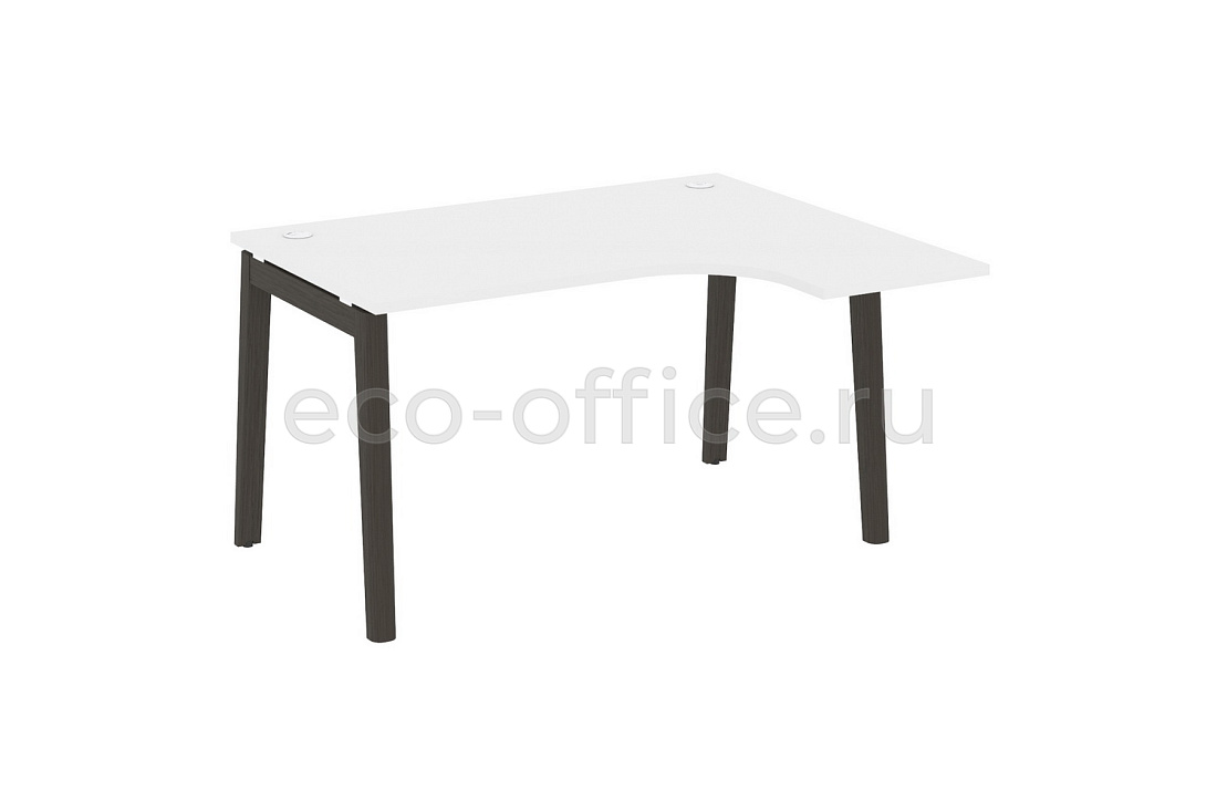 Стол эргономичный правый ONIX WOOD OW.SA-3 (R) Белый Бриллиант / Дуб Тёмный  стоимость