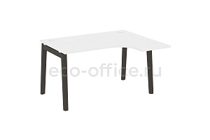 Стол эргономичный правый ONIX WOOD OW.SA-3 (R) Белый Бриллиант / Дуб Тёмный фото