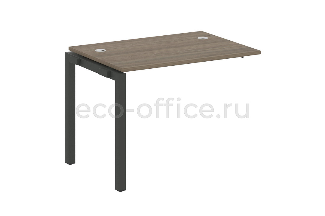 Проходной наборный элемент METAL SYSTEM QUATTRO 5x5 50БП.ПРС-СП-1.1 Вяз Благородный / Антрацит металл  купить в Москве
