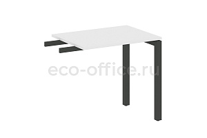 Приставной элемент на П-образном м/к METAL SYSTEM QUATTRO 5x5 50БП.ПР-2 Белый / Антрацит металл фото