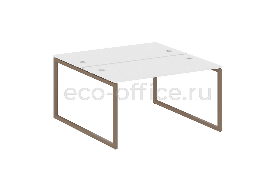 Рабочая станция криволинейная METAL SYSTEM QUATTRO 4x4 40БО.РАС-СА-2.3 Белый / Мокко металл  стоимость