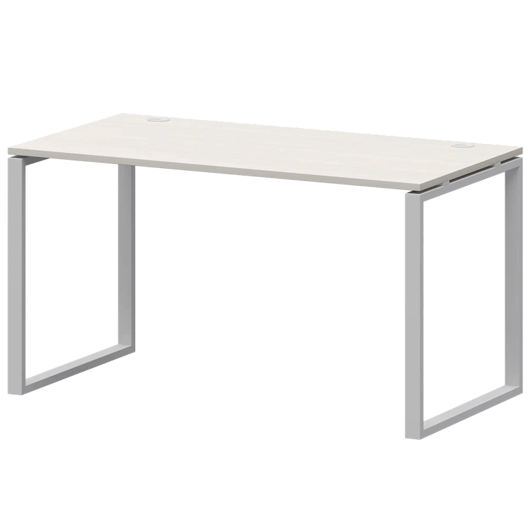 стол на металлокаркасе protech ам.о-004 ясень шимо/белый фото