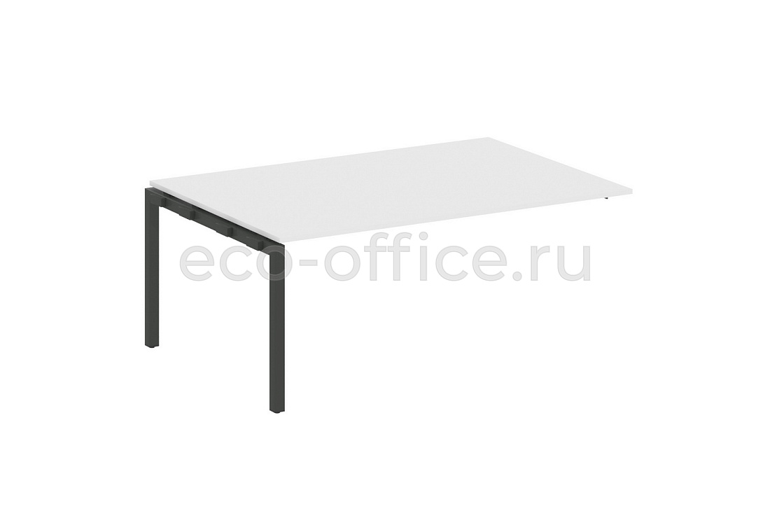Проходной наборный элемент переговорного стола METAL SYSTEM QUATTRO 5x5 50БП.ППРГ-5 Белый / Антрацит металл  стоимость