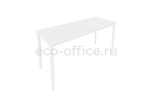 Стол письменный на металлокаркасе SLIM SYSTEM С.СП-6.1 Белый / Белый металл фото
