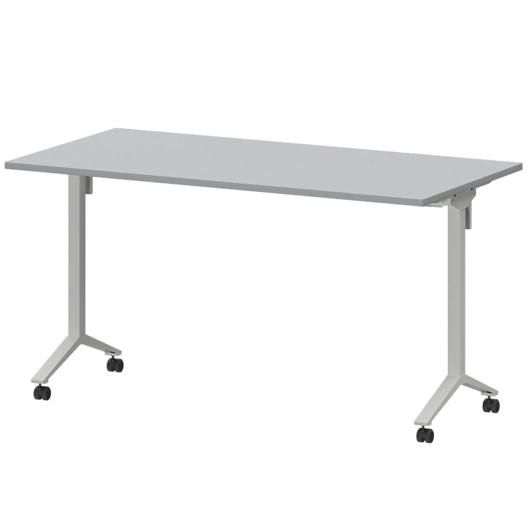 стол мобильный складной protech мб22-140.70 серый/белый фото