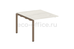 Проходной наборный элемент переговорного стола METAL SYSTEM STYLE БП.ППРГ-1 Дуб Наварра / Мокко металл фото