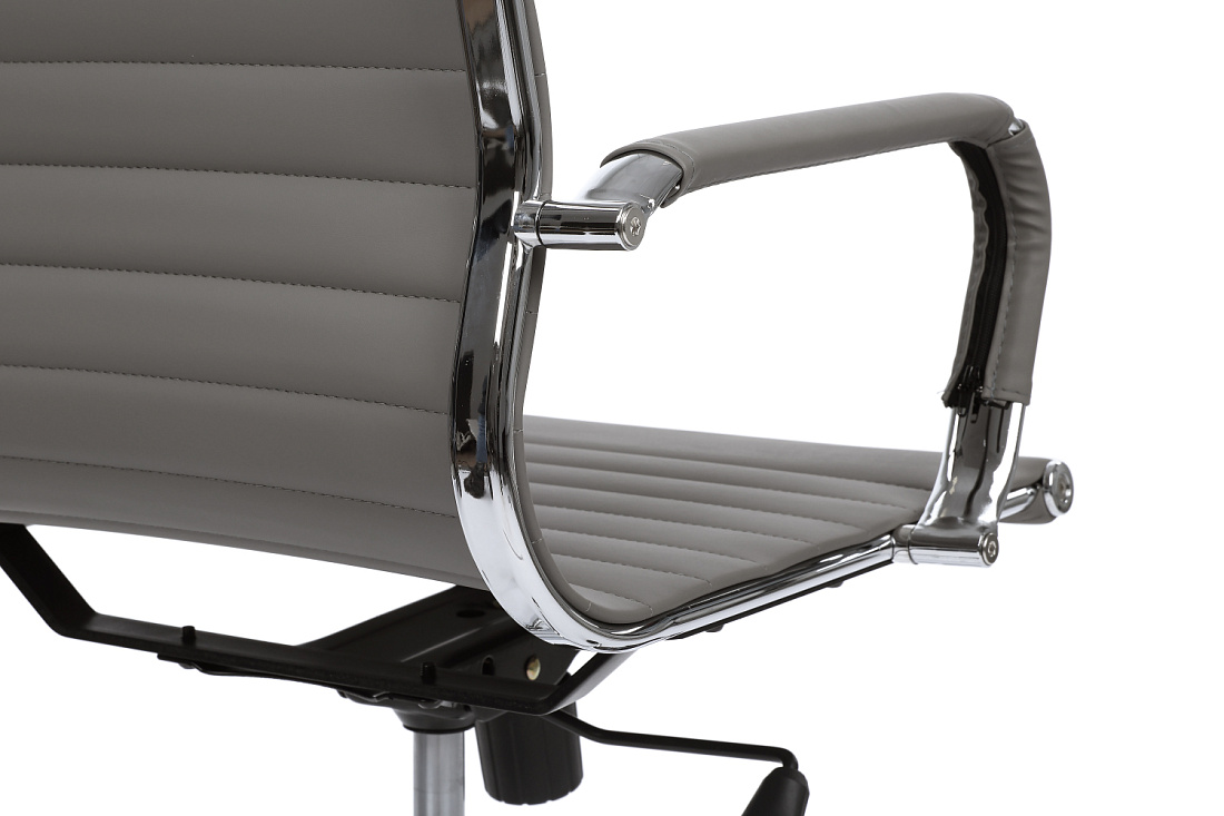 Кресло руководителя RV Chair HUGO 6002-1SE Серая экокожа  стоимость