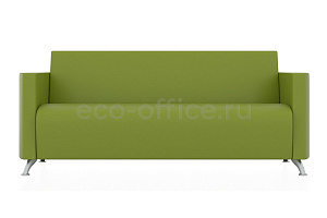 Трехместный диван СИТИ экокожа Euroline 1131 Оливково-жёлтый фото