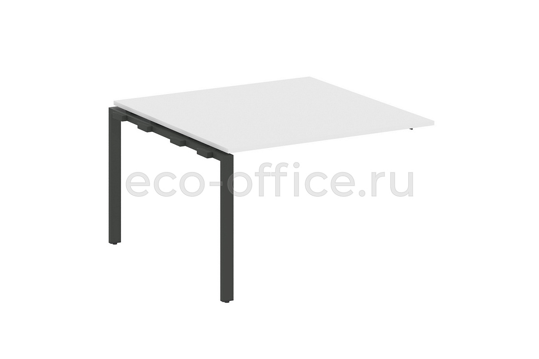 Проходной наборный элемент переговорного стола METAL SYSTEM STYLE БП.ППРГ-2 Белый / Антрацит металл  стоимость