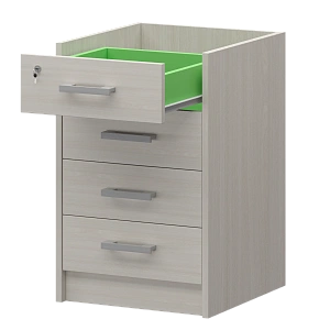 Корпус тумбы приставной Protech АТ-05 Ясень шимо фото