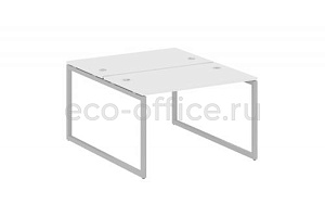 Рабочая станция METAL SYSTEM QUATTRO 4x4 40БО.РАС-СП-2.2 Белый / Серый металл фото