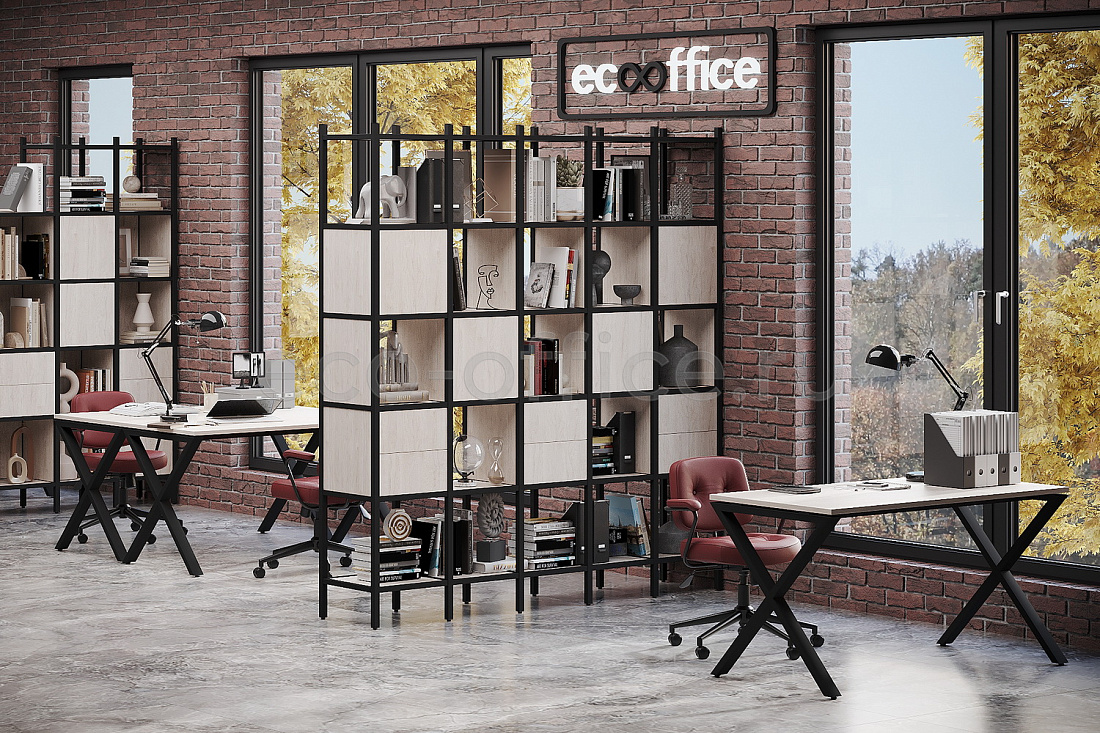 Мебель для персонала LOFT Дуб Аттик / Чёрный металл  стоимость