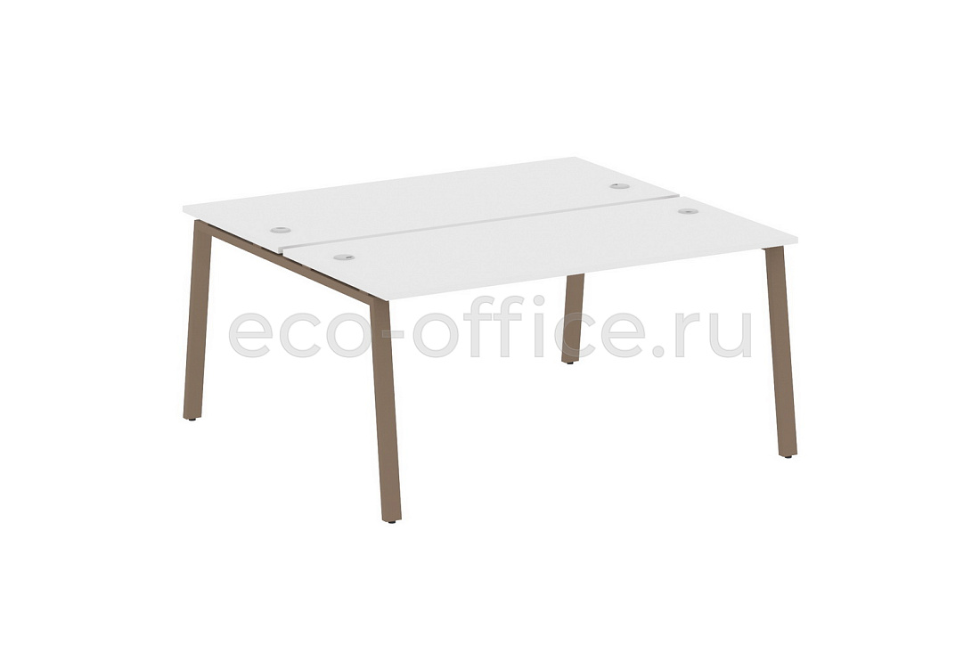 Рабочая станция METAL SYSTEM STYLE БА.РАС-СП-2.4 Белый / Мокко металл  стоимость