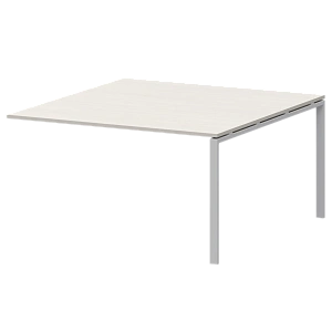 Стол переговорный на металлокаркасе Protech АМП-003.123 Ясень шимо/Белый фото