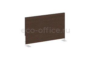 Экран для стола боковой L600 METAL SYSTEM STYLE Б.ЭКР-60 Венге Цаво / Белый металл фото