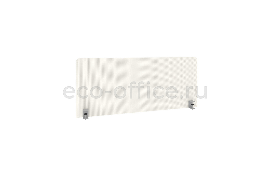 Экран тканевый для стола L1200 METAL SYSTEM STYLE Б.ТЭКР-2 Белая сетчатая ткань TW10 купить в Москве