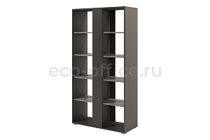 Стеллаж с планкой высокий открытый SOLUTION D-74 Бетон Чефалу / Трюфель фото