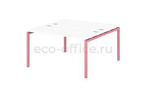Стол-тандем на металлокаркасе 40*40 SENTIDA COLOR S-48 Инжир фото