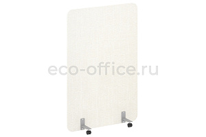 Перегородка на металлических опорах, на роликах R-LINE SOFT AP.R-120-180 Рогожка Romeo 01 / Серый металл фото