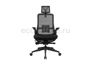 Кресло эргономичное ECO-CHAIR S7 Modern Чёрный пластик / Чёрная сетка фото