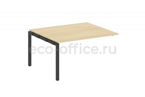 Проходной наборный элемент переговорного стола METAL SYSTEM QUATTRO 5x5 50БП.ППРГ-3 Акация Лорка / Антрацит металл фото