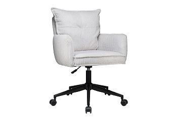 купить кресло eco-chair alen 9-237 светло-серый вельветовый велюр #REGION_NAME_DECLINE#