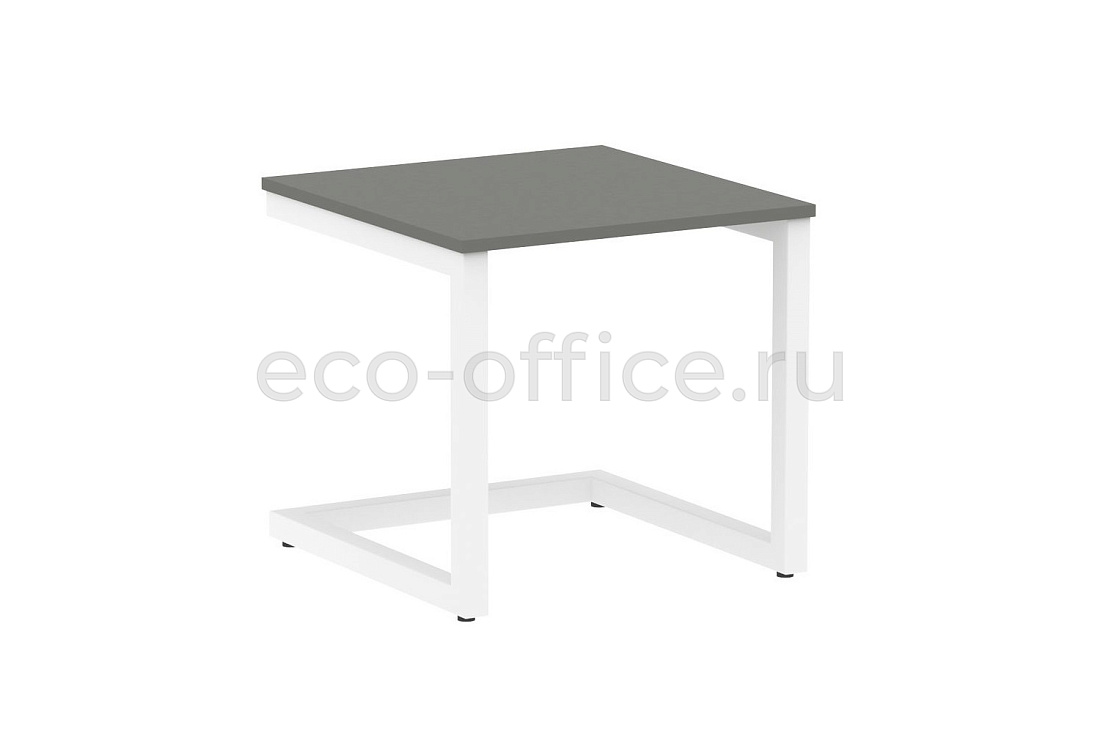 Стол журнальный на металлокаркасе HomeOffice VR.SP-2-58.G white Металлик / Белый металл  стоимость