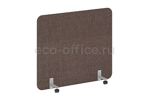 Перегородка на металлических опорах, на роликах R-LINE SOFT AP.R-136-120 Рогожка Romeo 01 / Серый металл фото