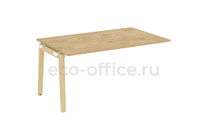 Проходной наборный элемент переговорного стола ONIX WOOD OW.NPRG-4 Тиквуд Светлый / Дуб Светлый фото