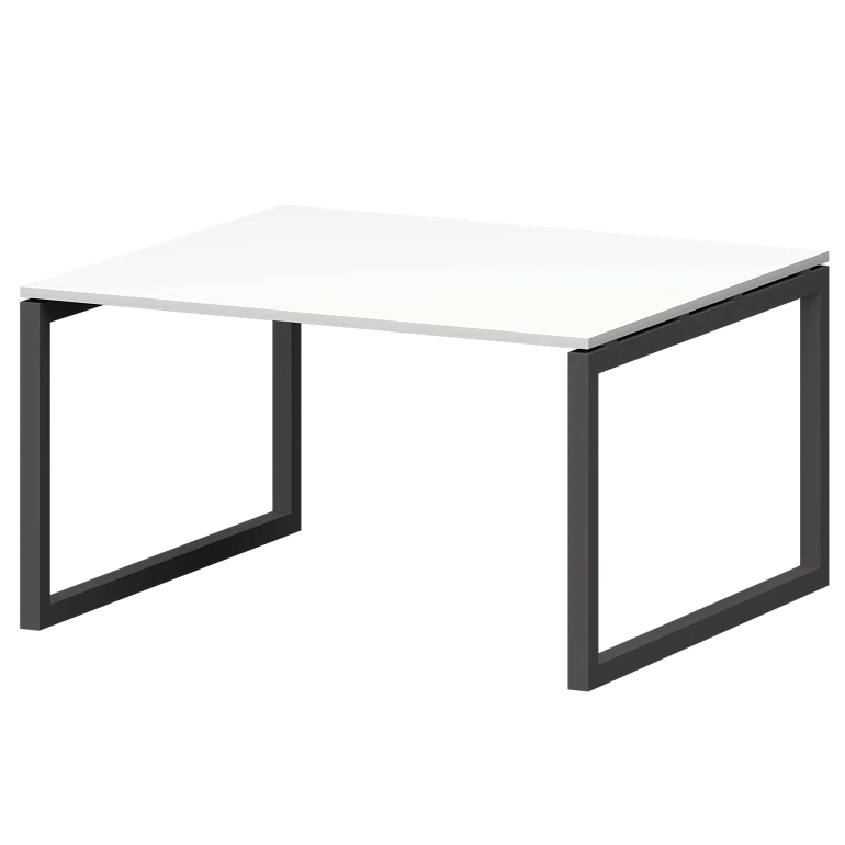 стол переговорный на металлокаркасе protech смсп-о-12.123.пр50 белый/антрацит фото