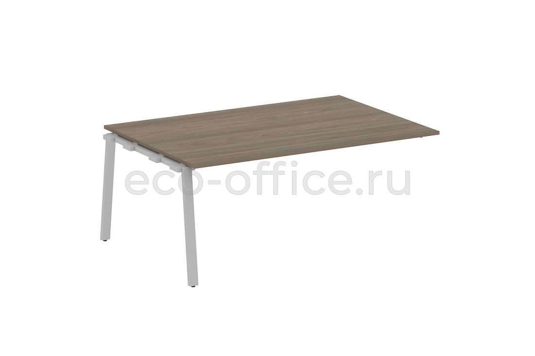 Проходной наборный элемент переговорного стола METAL SYSTEM STYLE БА.ППРГ-5 Вяз Благородный / Серый металл  стоимость