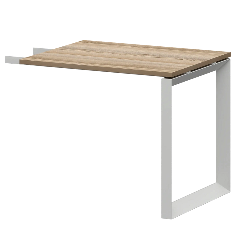 бриф-приставка на металлокаркасе protech нтмпб-о-709 дуб сафари/белый фото