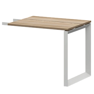 Бриф-приставка на металлокаркасе Protech НТМПБ-О-709 Дуб сафари/Белый фото