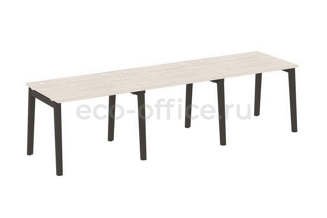 Рабочая станция на 3 рабочих места ONIX WOOD OW.RS-3.1.8 Дуб Аттик / Дуб Тёмный  стоимость