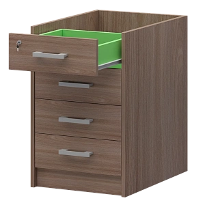 Корпус тумбы приставной Protech АТ-07 Темный шимо фото