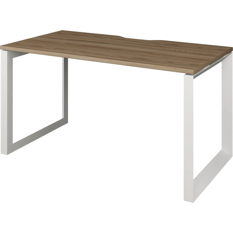 стол на металлокаркасе protech нтмп.о-140 дуб сафари/белый фото