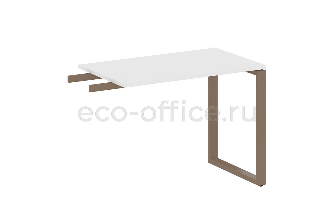 Приставной элемент на О-образном м/к METAL SYSTEM STYLE БО.ПР-3 Белый / Мокко металл  стоимость