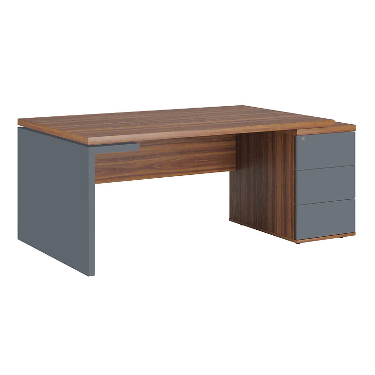 стол рабочий на опорной тумбе правый zion zio28511339 фото