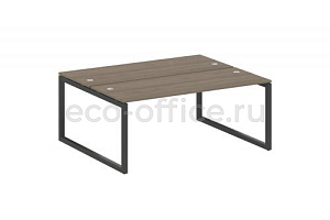Рабочая станция METAL SYSTEM QUATTRO 5x5 50БО.РАС-СП-2.5 Вяз Благородный / Антрацит металл фото