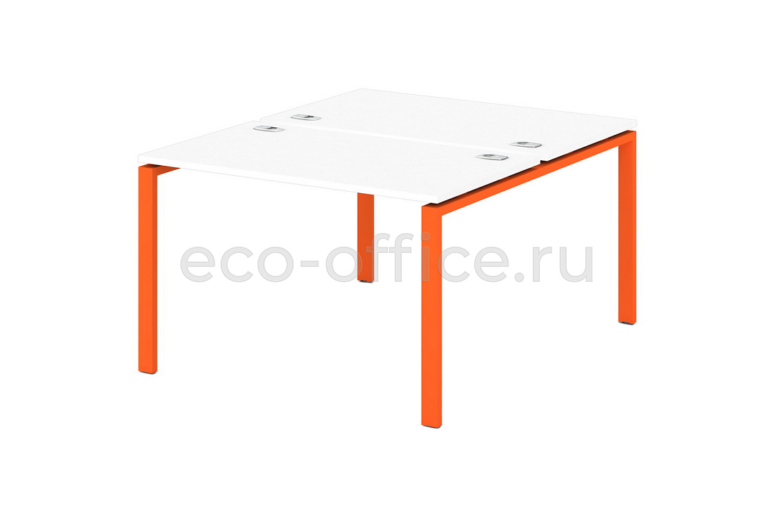 Стол-тандем на металлокаркасе 60*30 SENTIDA COLOR S-41 Апельсин  стоимость