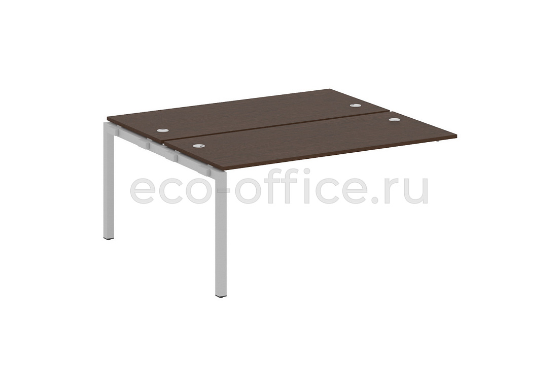 Проходной наборный элемент METAL SYSTEM QUATTRO 5x5 50БП.ПРС-СП-2.4 Венге Цаво / Серый металл купить в Москве