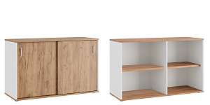 Тумба с раздвижными фасадами Foil TES38134621 фото